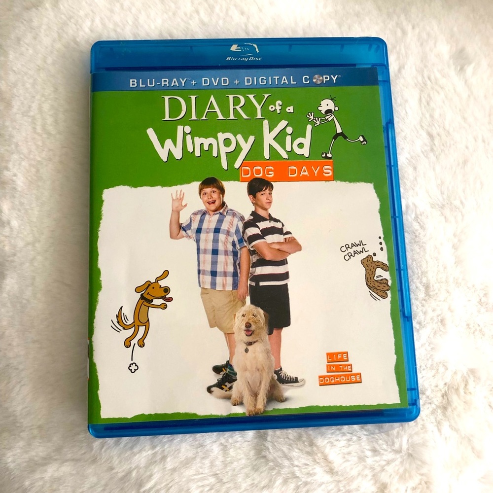 Diary Of A Wimpy Kid Dog Days BLU-RAY DVD
